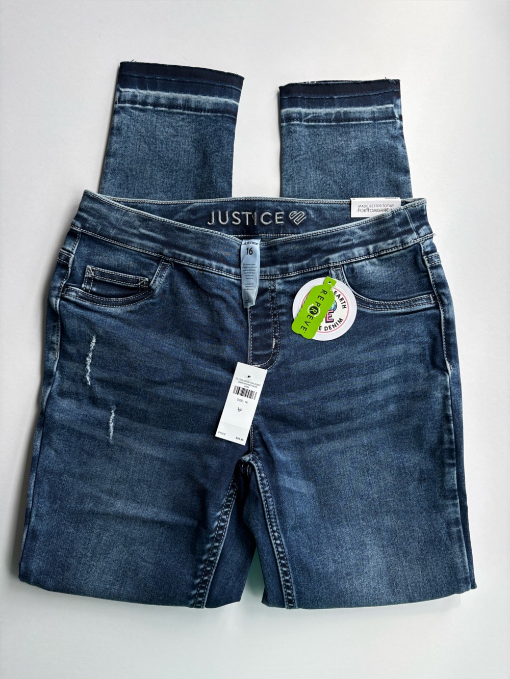 Girl’s NWT Justice Legging Jeans 
Size 16 (girls) Retail $24.95